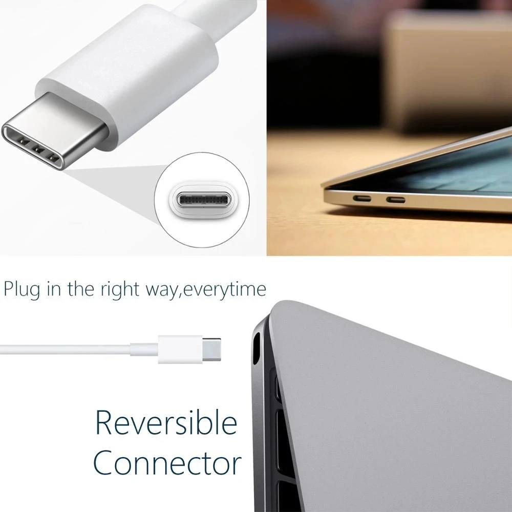 PD 30W 60W 87W 96W USB C Charger Power Adapter for MacBook Pro 16, 15, 13 inch, New Air 13 inch 2020/2019/2018,Works with Type C