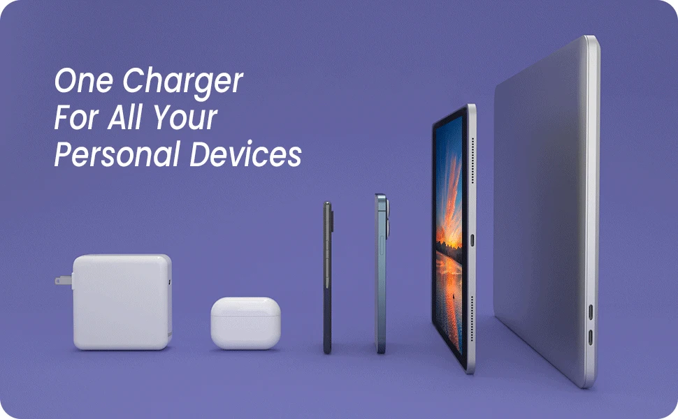 PD 30W 60W 87W 96W USB C Charger Power Adapter for MacBook Pro 16, 15, 13 inch, New Air 13 inch 2020/2019/2018,Works with Type C