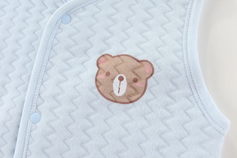 Cotton Newborn Baby Waistcoat Autumn and Winter Girl Vest Jacket Warm Soft Children Vest Cartoon Kids Clothes 0-24 Months