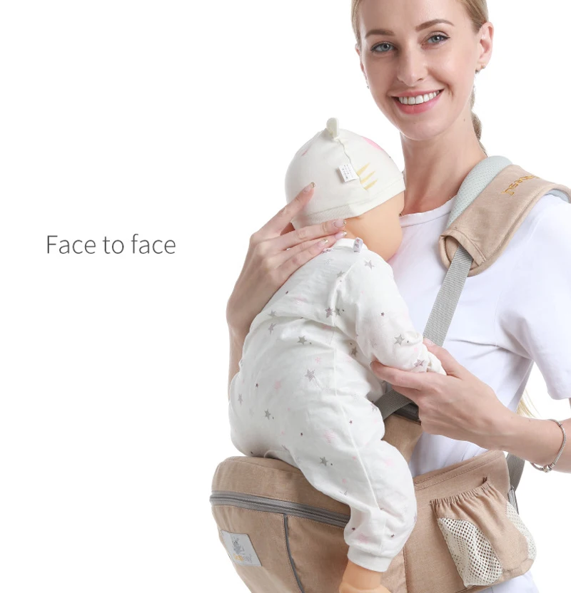 Ergonomic Baby Carrier Portable Infant Kid Hip Seat Waist Stool Sling Front Facing Kangaroo Baby Wrap Carrier For Baby Gear