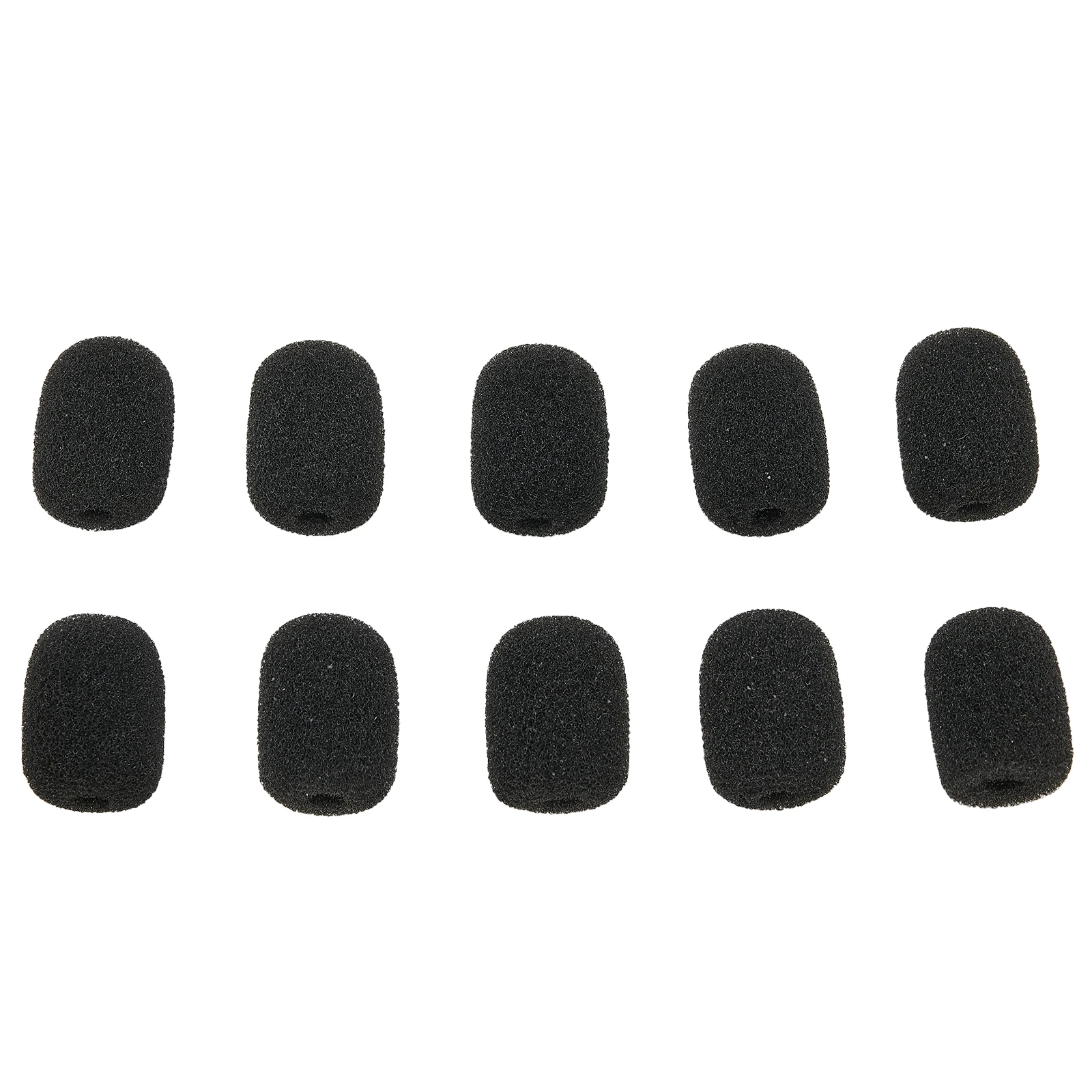 10pcs 6mm Mini Headset Microphone Cover Sponge Foam Windscreen Replacement Lavalier Gooseneck Conference Mic Cover