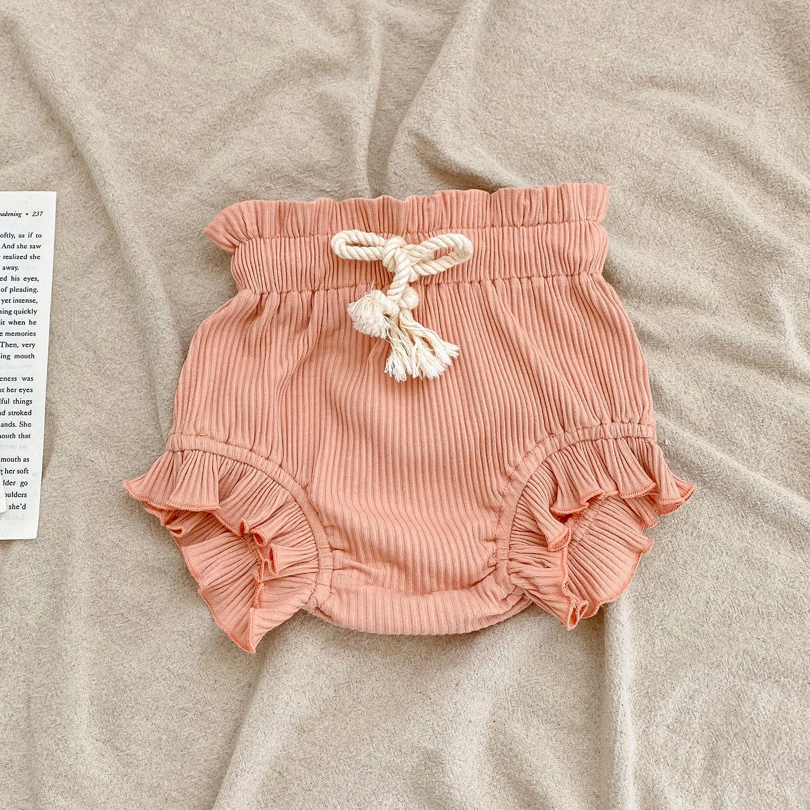 Summer Baby Girls Clothes Set Infant Ruffle Bodysuit Top PP Shorts Bloomers 2PCS Outfits 0-24 Months Toddler Romper Baby's Sets