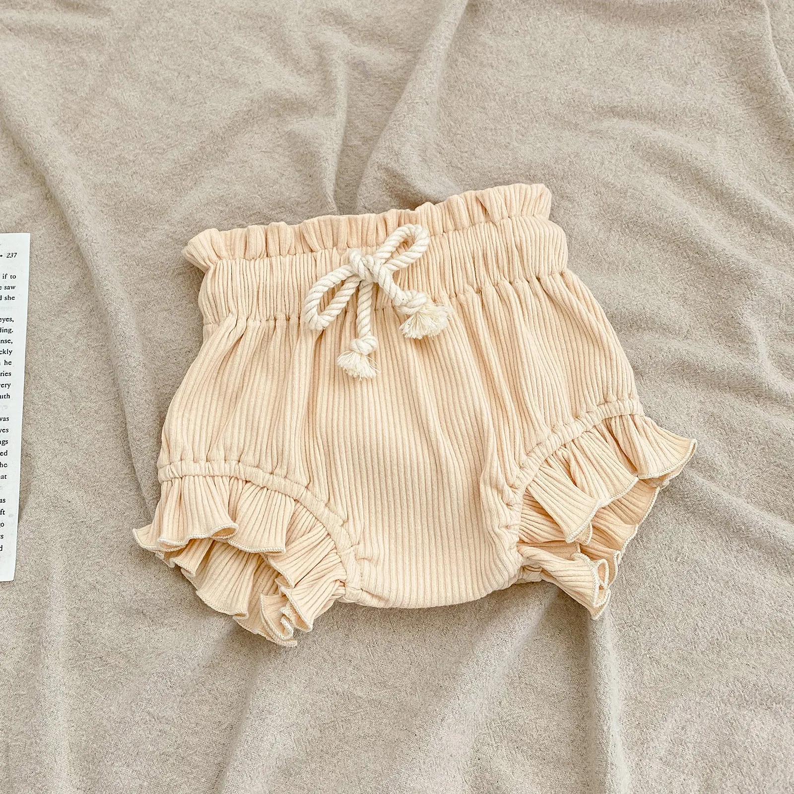 Summer Baby Girls Clothes Set Infant Ruffle Bodysuit Top PP Shorts Bloomers 2PCS Outfits 0-24 Months Toddler Romper Baby's Sets