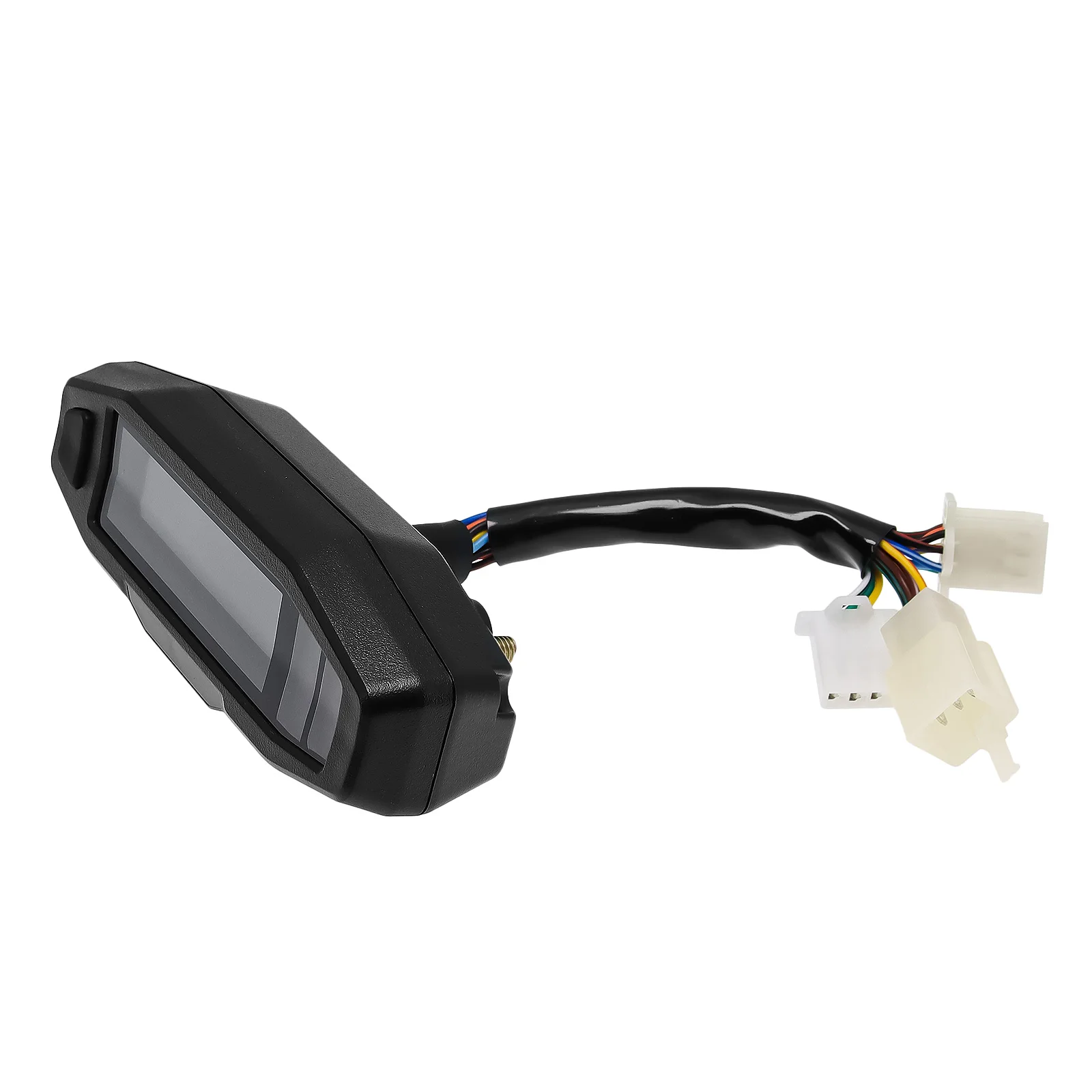 AD Universal Motorcycle Speedometer Digital Speed Meter LED Tachometer Dashboard Instrument Panel Meter LCD Display Y Bracket