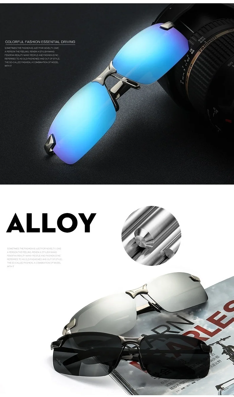 Classic Luxury Men's Sunglasses For Men Women Driving Fishing Hiking Sun Glasses Male Vintage Glasses Man Shades