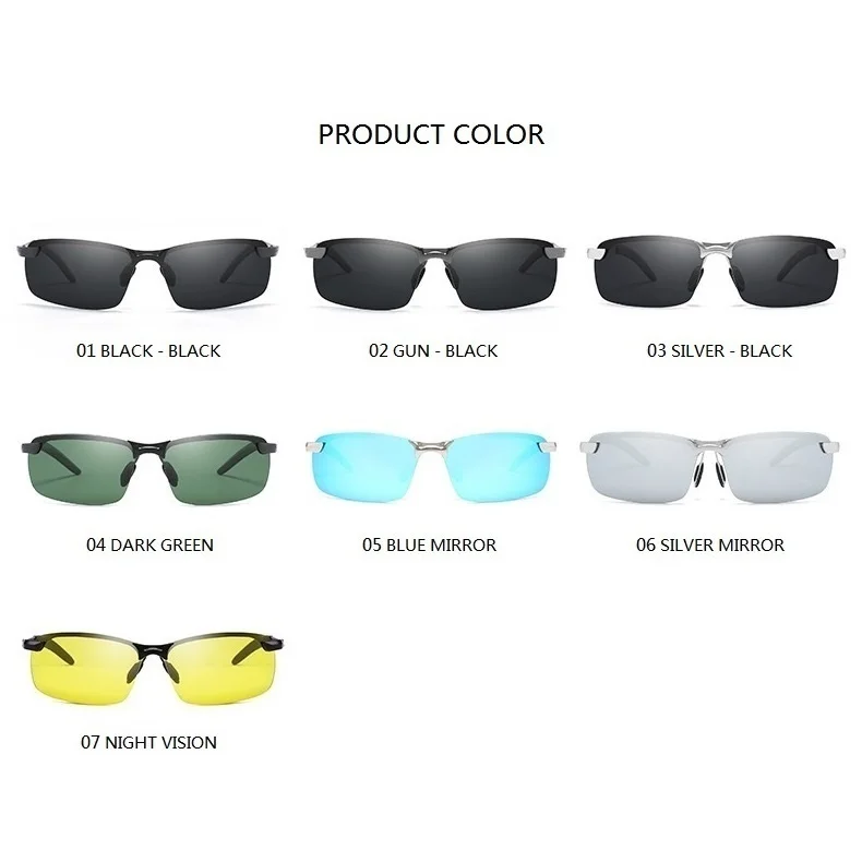 Classic Luxury Men's Sunglasses For Men Women Driving Fishing Hiking Sun Glasses Male Vintage Glasses Man Shades