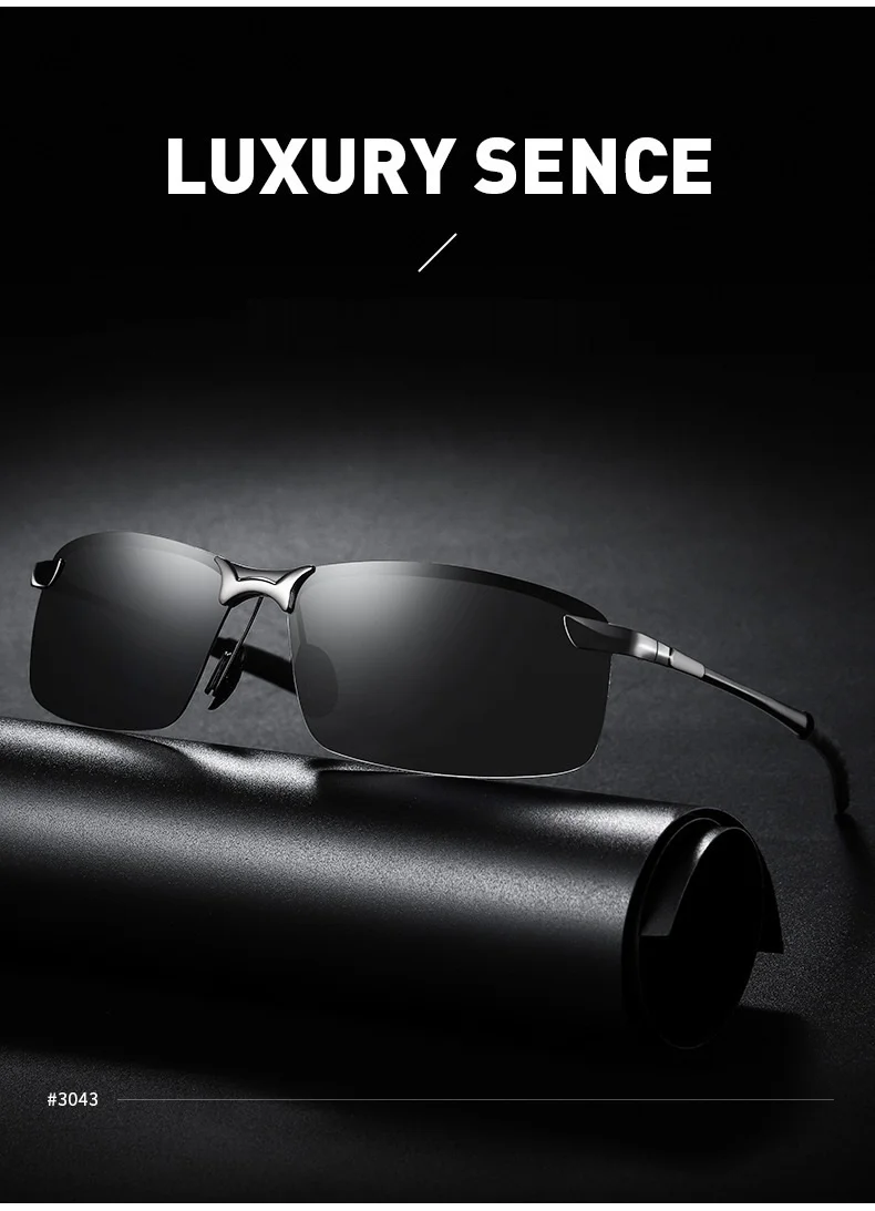 Classic Luxury Men's Sunglasses For Men Women Driving Fishing Hiking Sun Glasses Male Vintage Glasses Man Shades