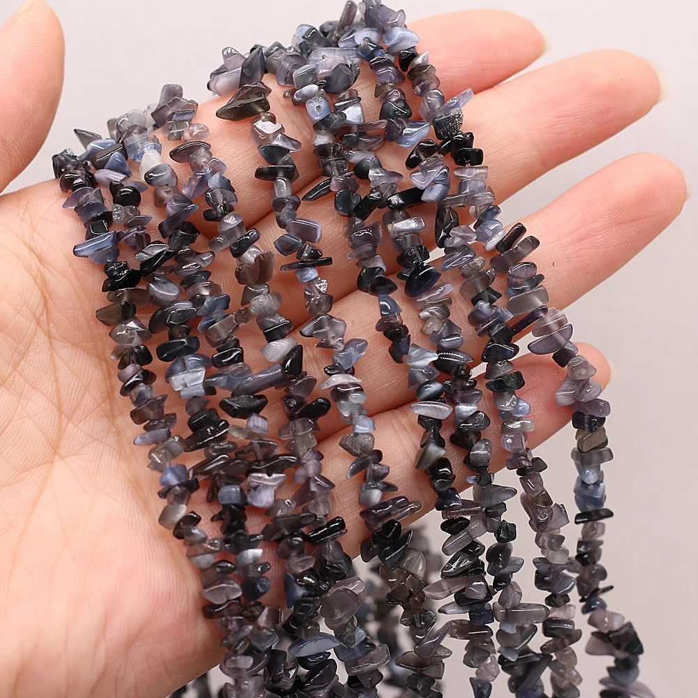 40CM Natural Flash Labradorites Beads Irregular Freeform Chip Gravel Beads For Jewelry Making DIY Necklace Bracelet 3x5-4x6mm