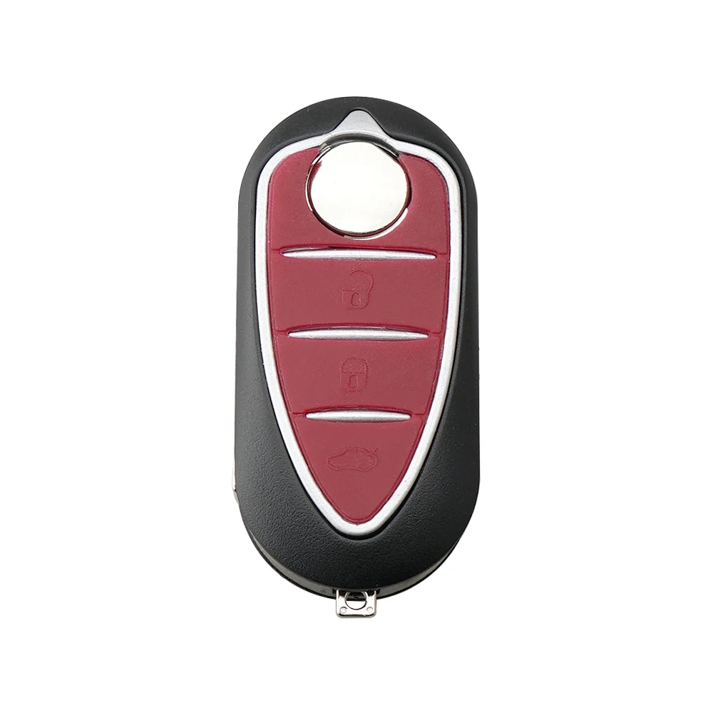 3 Buttons Remote Car Key Shell Fob Uncut Blade Fit Folding Flip Car Key Case Cover Fit for Alfa Romeo Mito Giulietta 159 GTA
