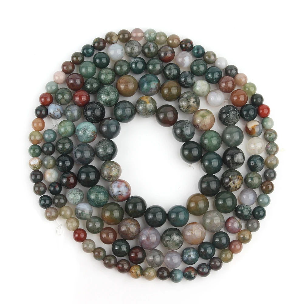 Natural Stone White Black Dull Polish Matte Agates Onyx Smooth Round Beads For Jewelry Making DIY Bracelet 15'' 4 6 8 10 12mm