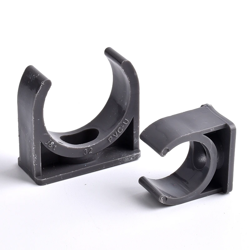 2~20pcs Inner Dia 20~40mm PVC Pipe Clamp Connector Garden Irrigation Aquarium Fish Tank Watering Adapter Fittings Fixing Joint