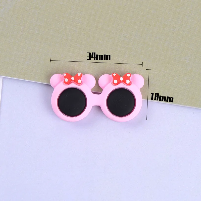 10 Pieces Plastic Pet Hair Clips Sunglasses Shape Hairpin For Small Dog 10 Colors Cute Heart Shape Dog Grooming Hair Accessories
