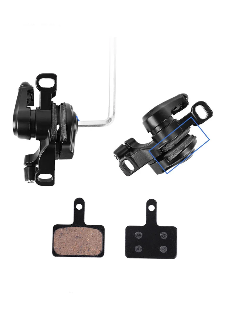 ZEEM Bicycle Disc Brake Aluminum Alloy Mechanical Wire Pull Disc Brake Caliper MTB Bike Accessories Riding Equipment