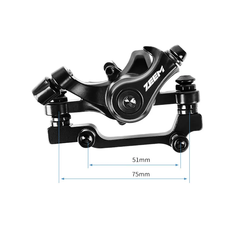 ZEEM Bicycle Disc Brake Aluminum Alloy Mechanical Wire Pull Disc Brake Caliper MTB Bike Accessories Riding Equipment