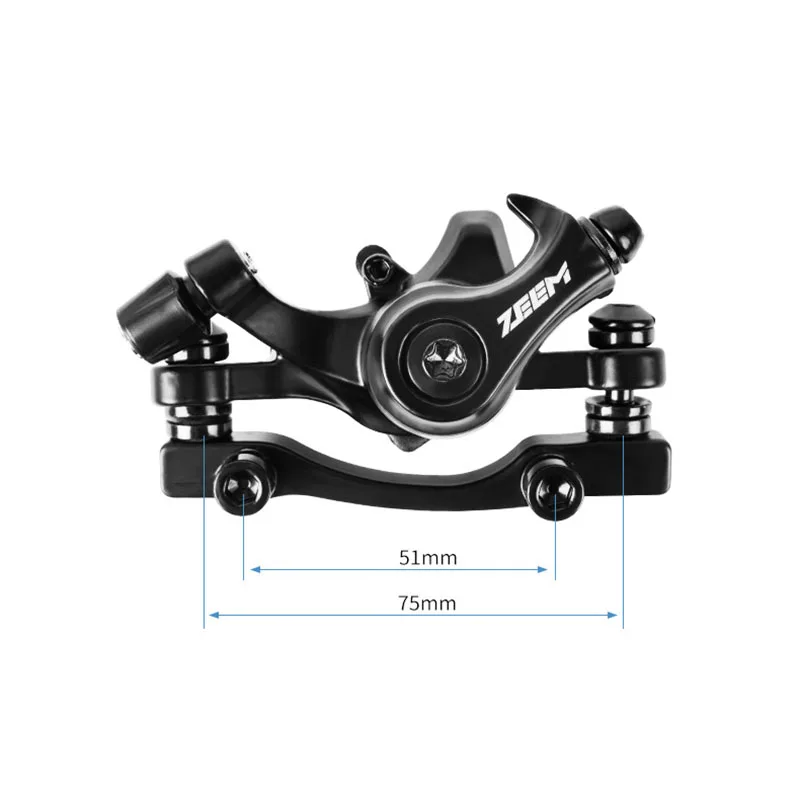 ZEEM Bicycle Disc Brake Aluminum Alloy Mechanical Wire Pull Disc Brake Caliper MTB Bike Accessories Riding Equipment