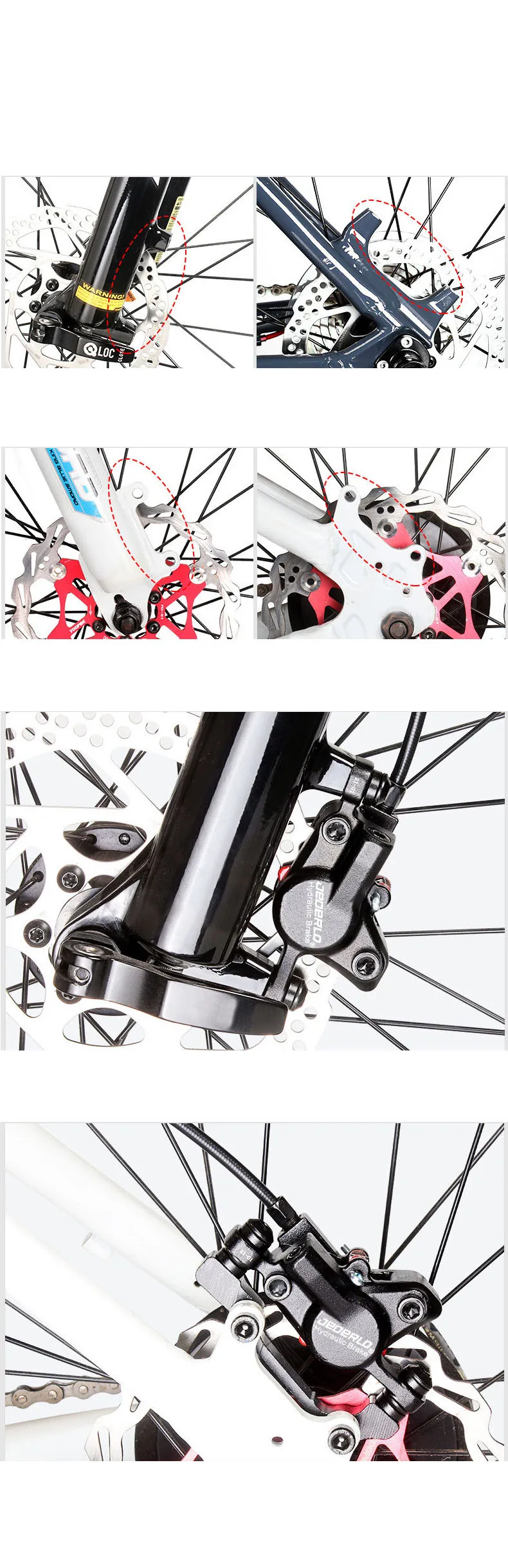 ZEEM Bicycle Disc Brake Aluminum Alloy Mechanical Wire Pull Disc Brake Caliper MTB Bike Accessories Riding Equipment