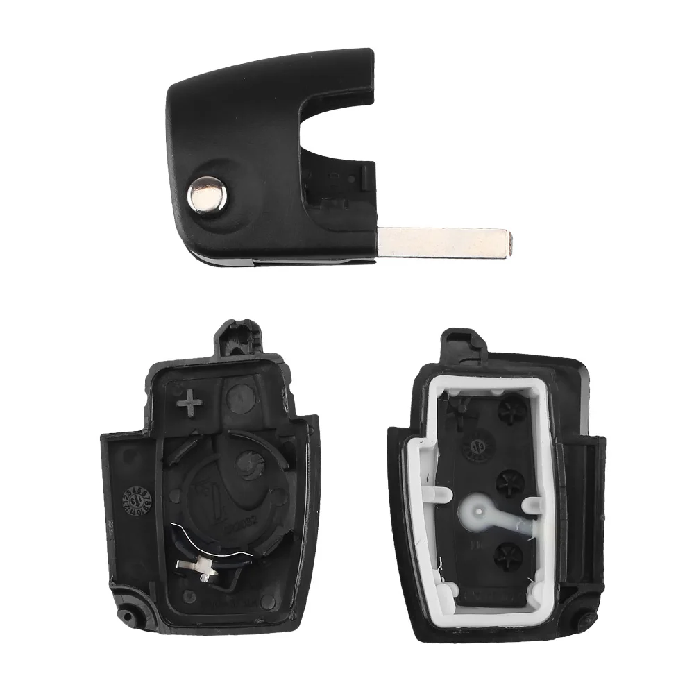 KEYYOU Modified Car Key Shell For Ford Focus Mondeo Focus Fiesta C Max S Max Galaxy Ranger 3 Buttons Flip Remote Key Case
