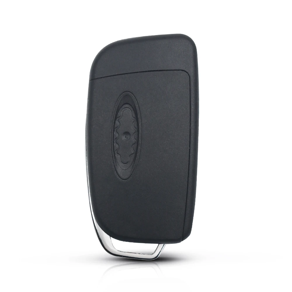 KEYYOU Modified Car Key Shell For Ford Focus Mondeo Focus Fiesta C Max S Max Galaxy Ranger 3 Buttons Flip Remote Key Case