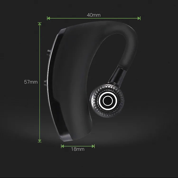 Single Digital Display Wireless Bluetooth Headset General Business Noise Reduction 5.0 Bluetooth Headset with Microphone Headset