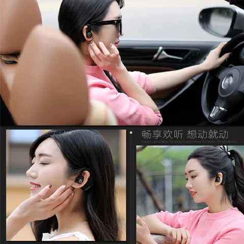 Single Digital Display Wireless Bluetooth Headset General Business Noise Reduction 5.0 Bluetooth Headset with Microphone Headset