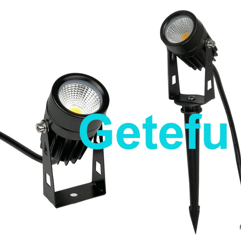 4 Pack New Style COB Garden Lawn Lamp Light 220V 110V 12V Outdoor LED Spike Light 3W 5W Path Landscape Waterproof Spot Bulbs