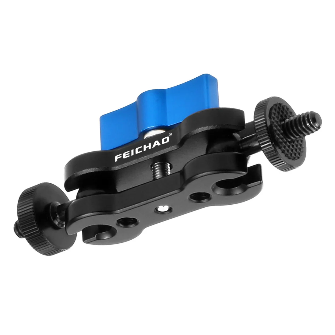 Magic Ball Mount Arm with 1/4 inch Screw for Gopro 13 for DJI OSMO360 for Monitor DSLR Camera Tripod Dual Ball Head Adapter