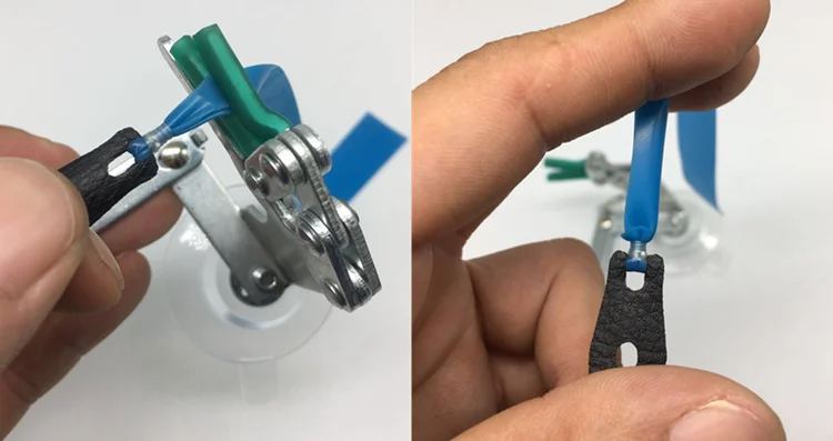 Small Tied Rubber Tool Assistant for Flat Rubber Band Slingshot Catapult Portable Rubber assistant