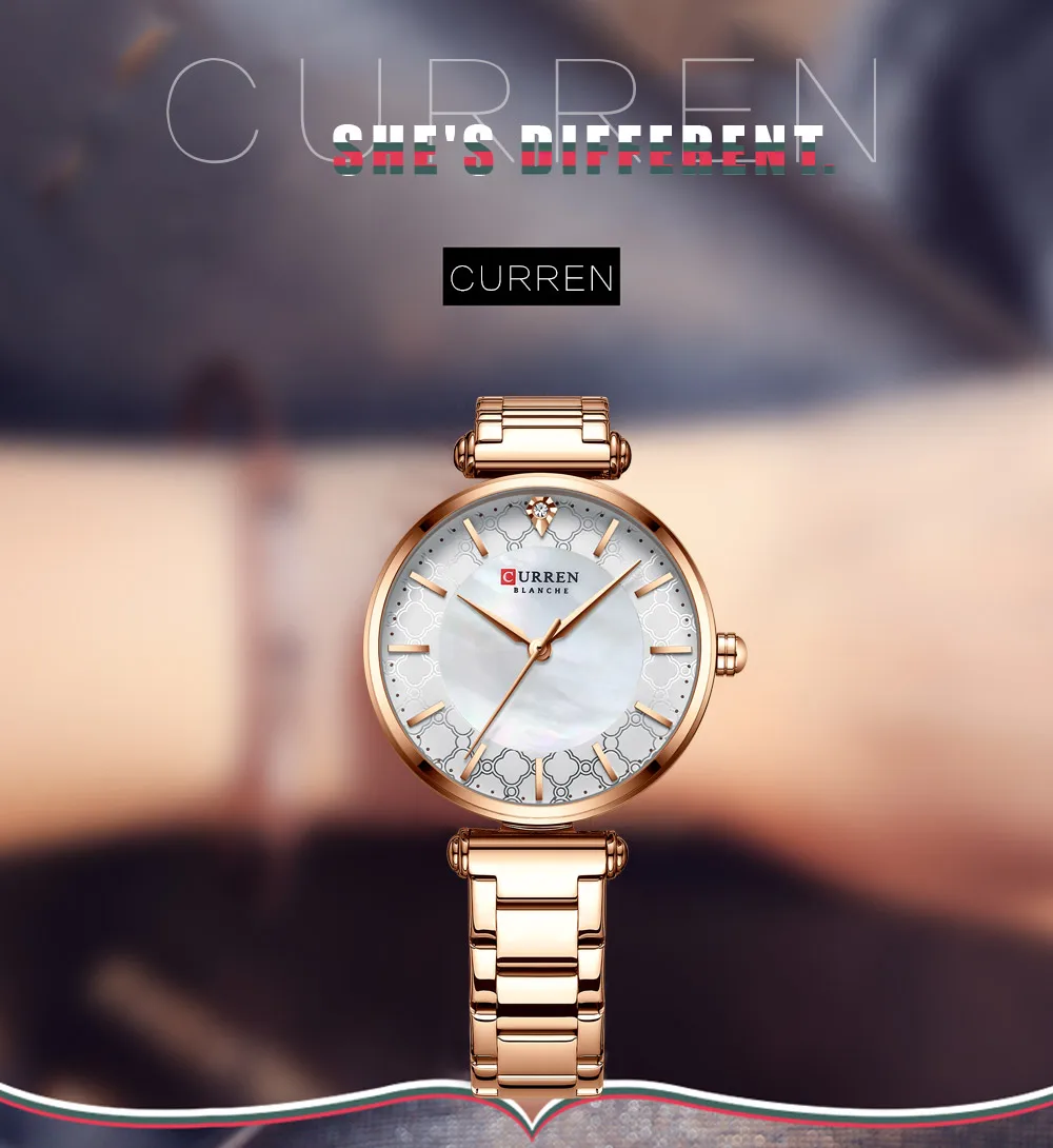 New Fashion Watch Women CURREN Top Brand Ladies Creative Steel Women Bracelet Watches Female Waterproof Clocks Relogio Feminino