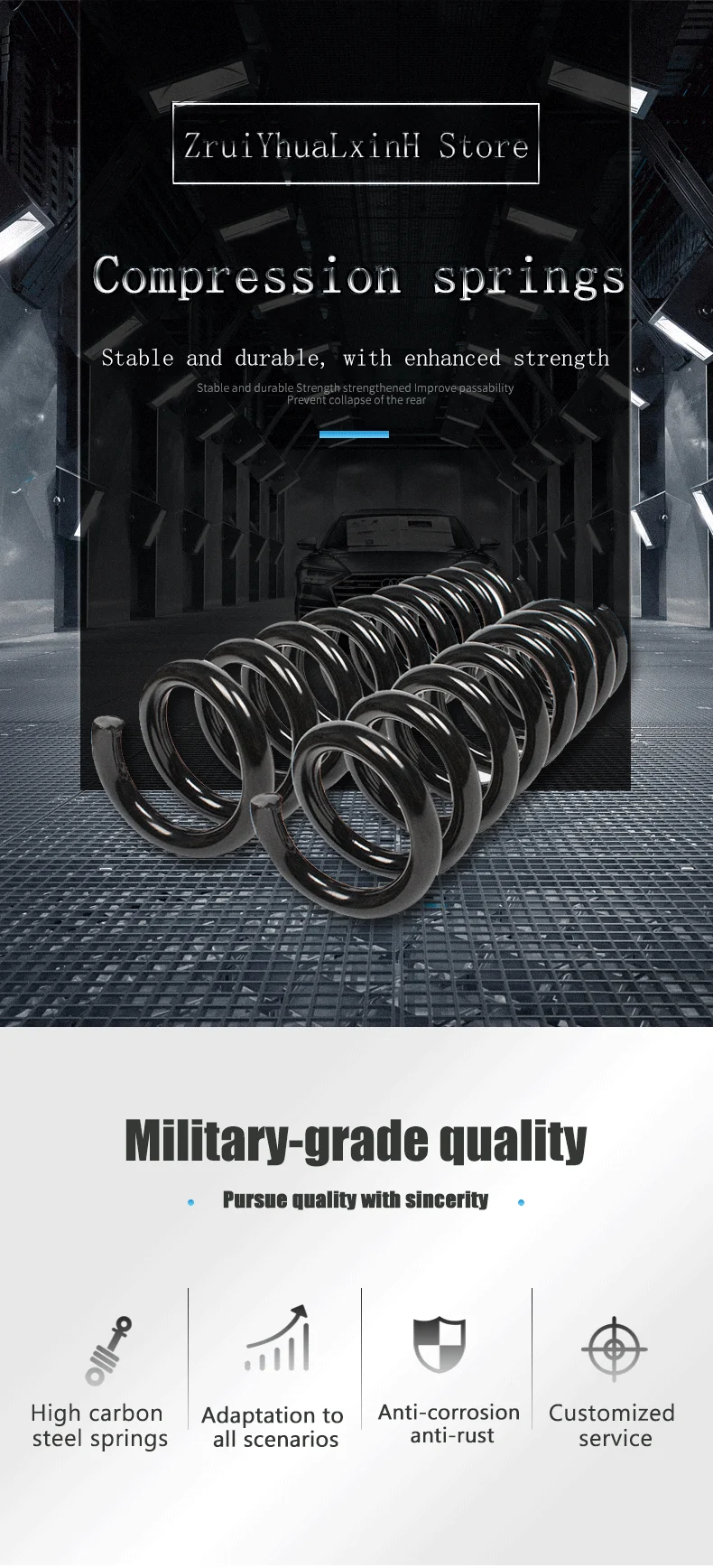 10Pcs/Lot 1.0mm Micro Small Compression Spring OD 5/6/7/8/9/10/11/12/13/14/15/16/17/18/19/20mm Length 10mm to 100mm