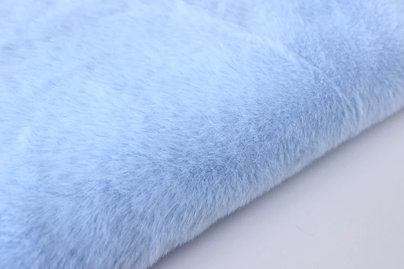 DIY 5MM Plush Fabric Encryption Thickening Fabric Solid Solft Atrtificial Fur Patchwork Bags Clothing Decoration Material