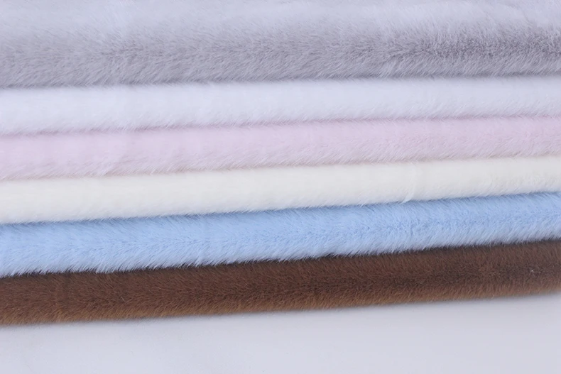 DIY 5MM Plush Fabric Encryption Thickening Fabric Solid Solft Atrtificial Fur Patchwork Bags Clothing Decoration Material