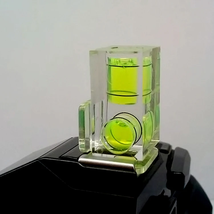 Universal 3-Axis Hot Shoe Fixed Bubble Spirit Level 3D Spirit Level For Canon/Nikon/Pentax DSLR Camera Photography Accessor I8I6
