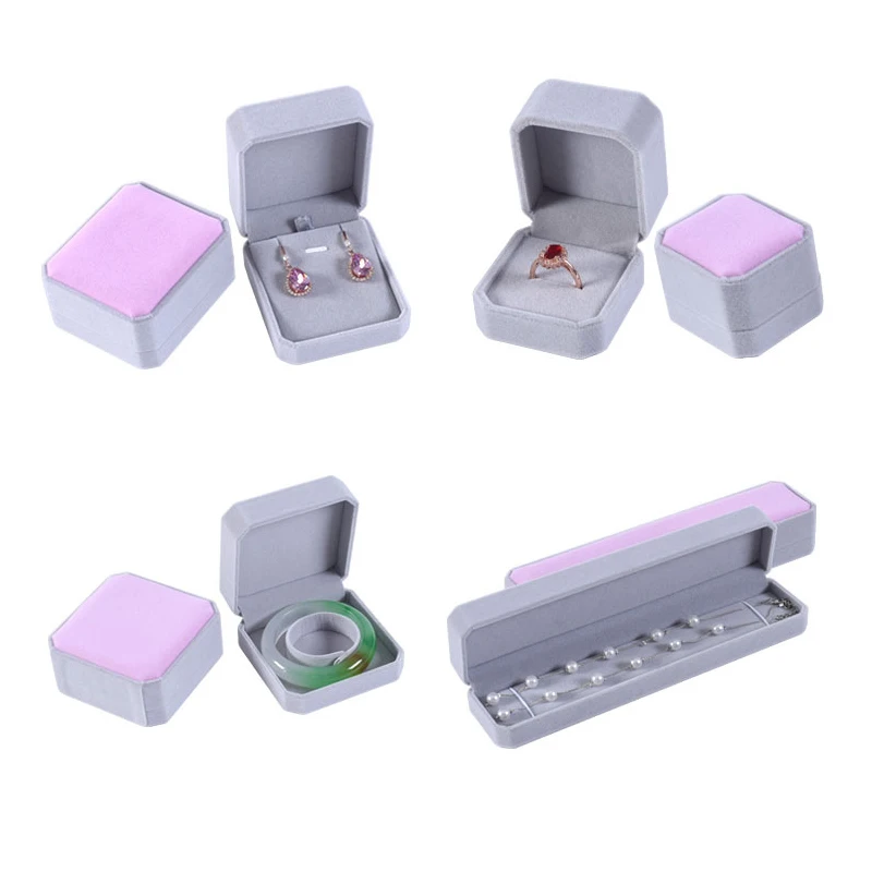 Ring Box Necklace Packaging Organizer Jewelry Packaging Bulk Gift Box Earring Holder Gift Box Necklace Organizer