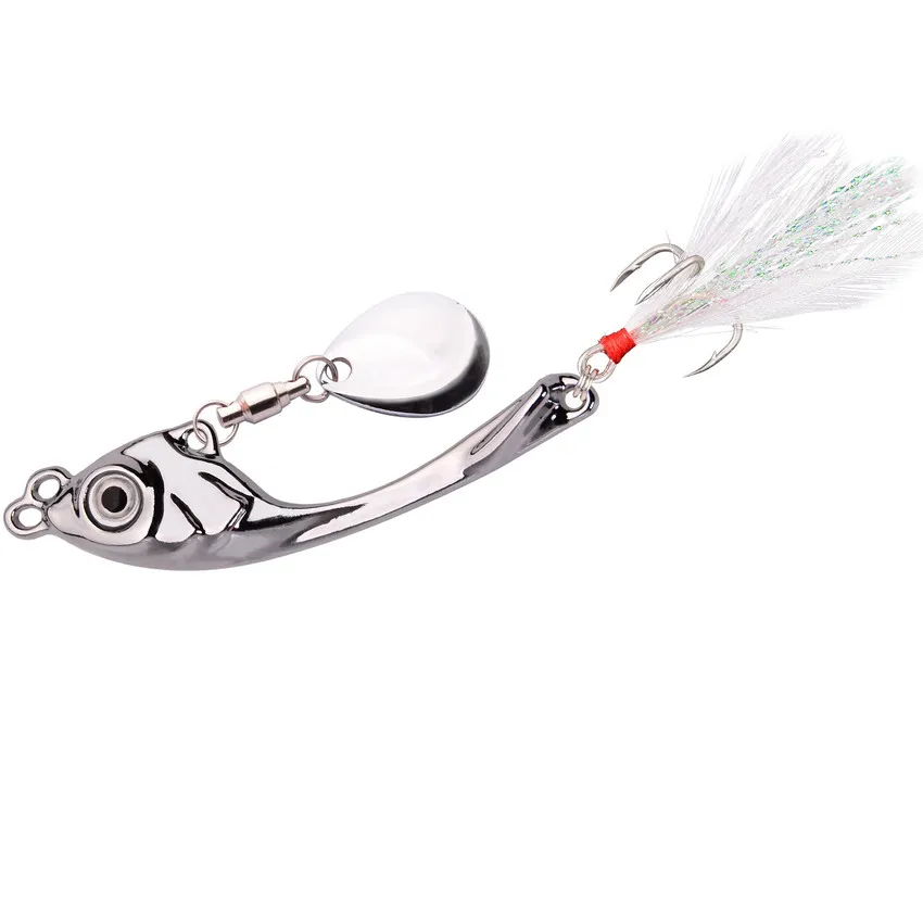 Fishing Spinners VIB Tremor Sequins Trout Spinners Metal Minnow Popper Crank Baits Trout Fishing Lures With Hooks For Saltwater