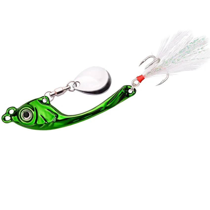 Fishing Spinners VIB Tremor Sequins Trout Spinners Metal Minnow Popper Crank Baits Trout Fishing Lures With Hooks For Saltwater