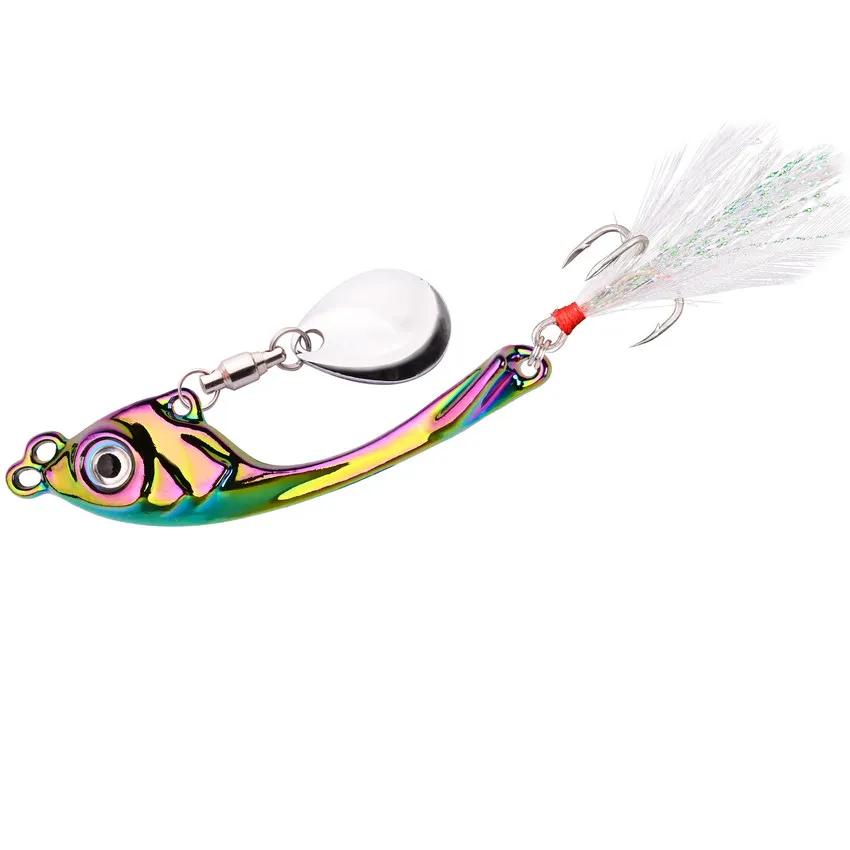 Fishing Spinners VIB Tremor Sequins Trout Spinners Metal Minnow Popper Crank Baits Trout Fishing Lures With Hooks For Saltwater