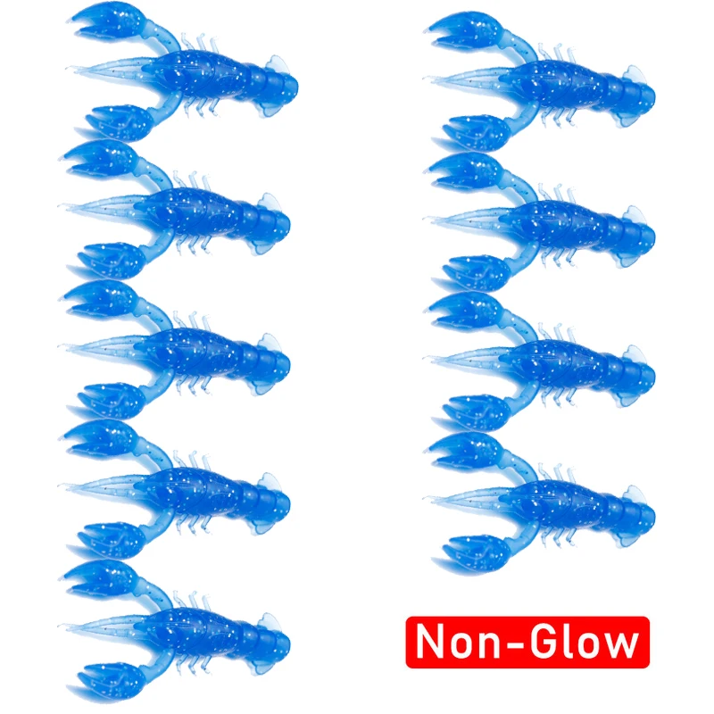 5/10pcs Soft Fish Lures Artificial Shrimp Baits Fishing Tackle Lobster Crayfish Worm Eel Needfish Swimbaits Jig Fishing Tools