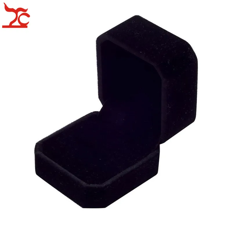 High Quality Square Wedding Velvet Earrings Ring Box Amazing Engagement Party Earring Jewelry Display Gift Case
