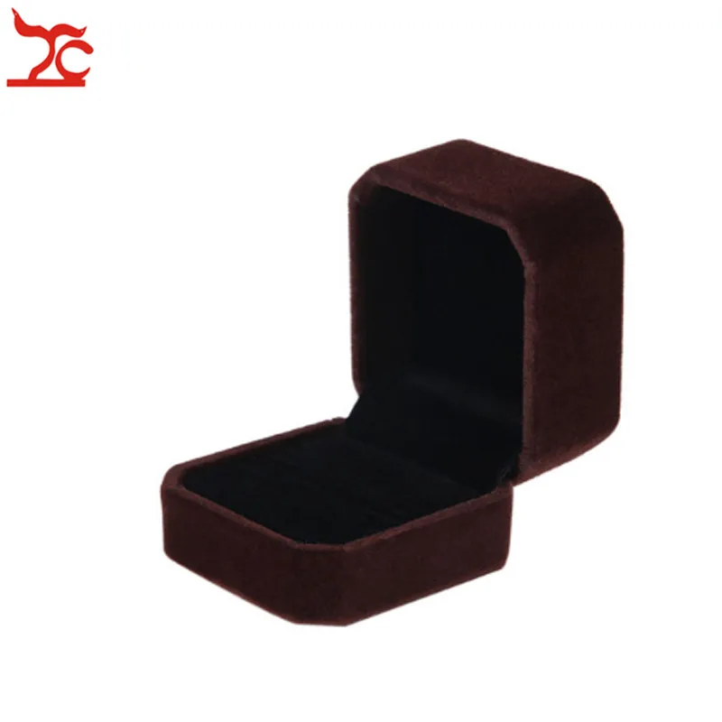 High Quality Square Wedding Velvet Earrings Ring Box Amazing Engagement Party Earring Jewelry Display Gift Case