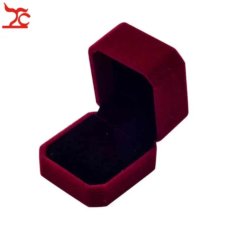 High Quality Square Wedding Velvet Earrings Ring Box Amazing Engagement Party Earring Jewelry Display Gift Case