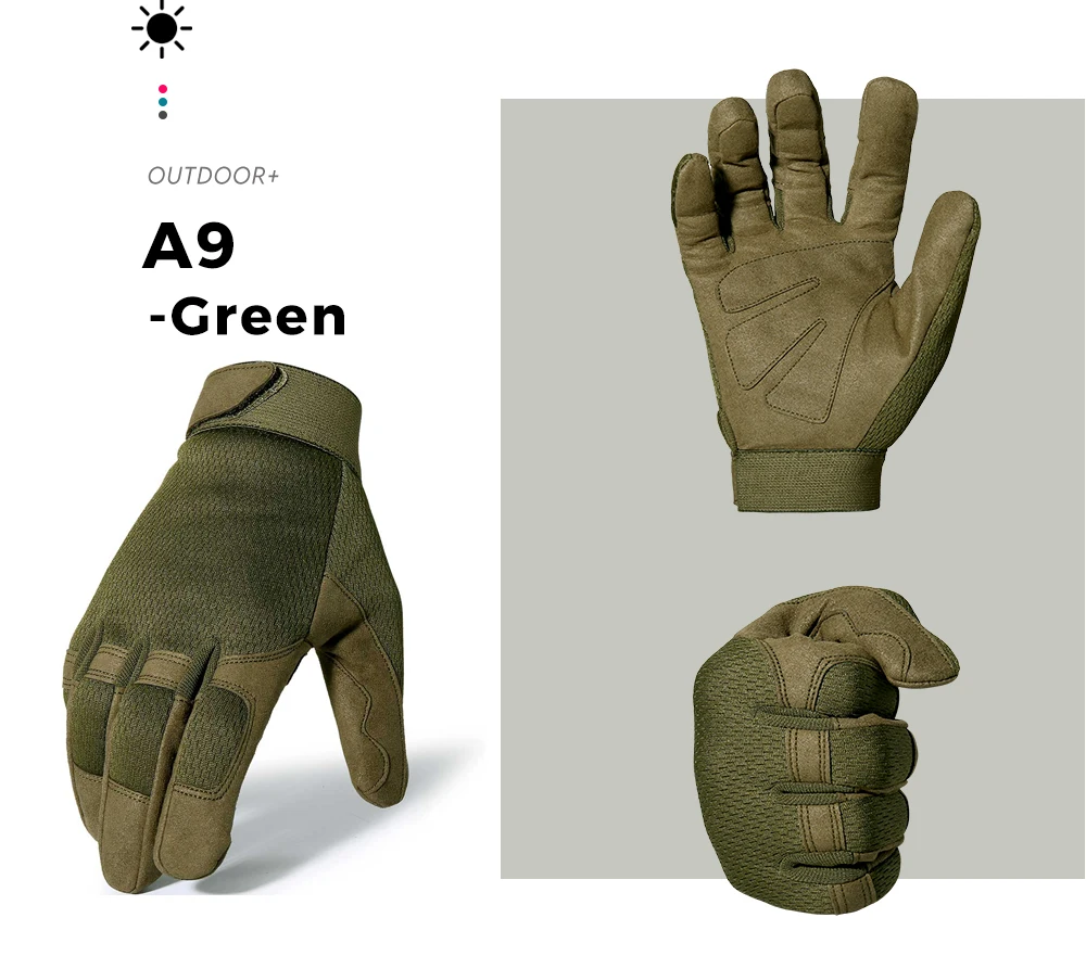Tactical Full Finger Gloves Touch Screen Combat Shooting Hunting Sport Outdoor Airsoft Paintabll Driving Work Mittens Men Women