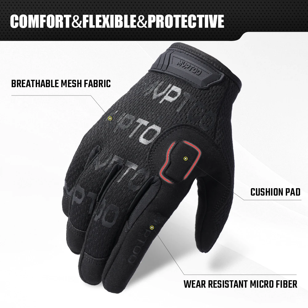 Tactical Full Finger Gloves Touch Screen Combat Shooting Hunting Sport Outdoor Airsoft Paintabll Driving Work Mittens Men Women