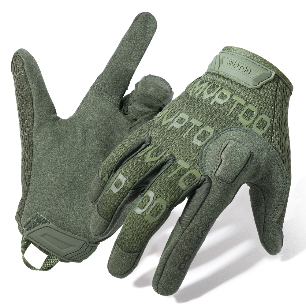 Tactical Full Finger Gloves Touch Screen Combat Shooting Hunting Sport Outdoor Airsoft Paintabll Driving Work Mittens Men Women