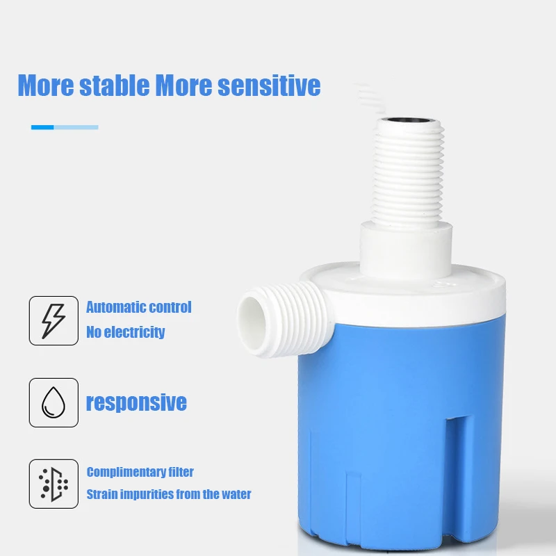 1/2" 3/4" 1" Automatic Water Level Control Valve Float Ball Valve Tank Tower Pool Float Switch Water Inlet Valve Automatic Stop
