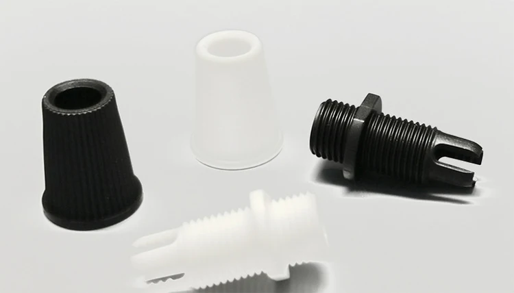 Plastic Cable 25PCS/lotStrain Plastic White/Black Reliefs Wire Clamp Male M10Thread Cord Grips For Pendant Light Accessories