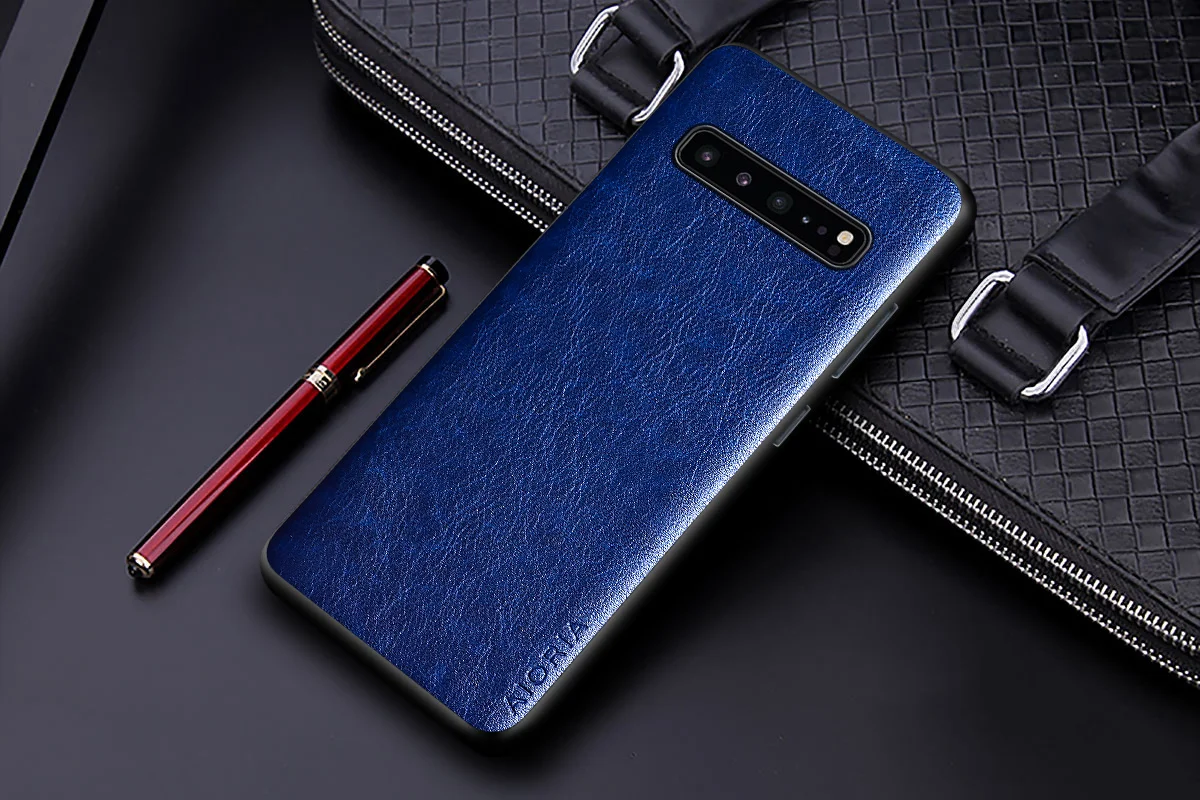 Case for Samsung Galaxy S10 Plus S10E S10 Lite 5G coque Luxury leather Business solid color cover for samsung galaxy s10 case