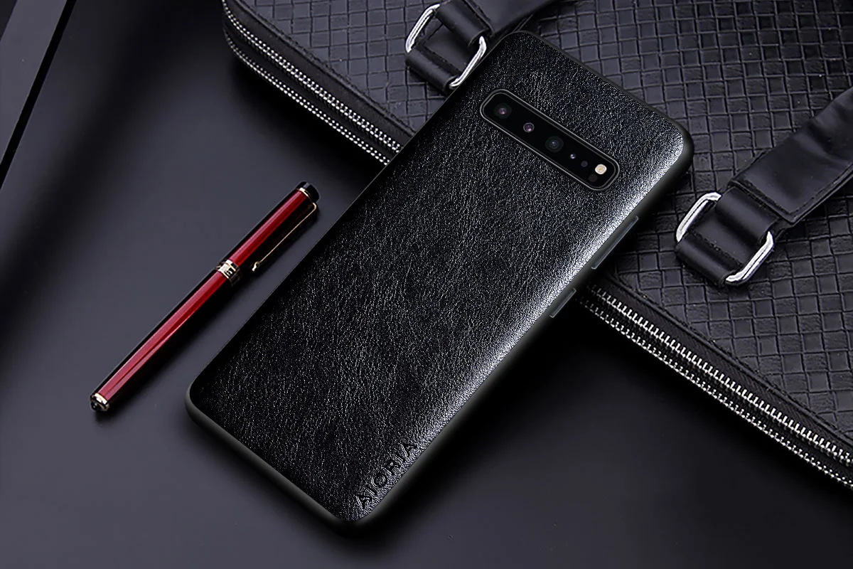 Case for Samsung Galaxy S10 Plus S10E S10 Lite 5G coque Luxury leather Business solid color cover for samsung galaxy s10 case