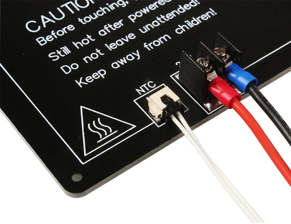 LERDGE 3D Printer Parts 3mm Aluminum Substrate Hotbed MK2A Heated Hot bed Plate Heating Platform Accessories 220mm 310mm