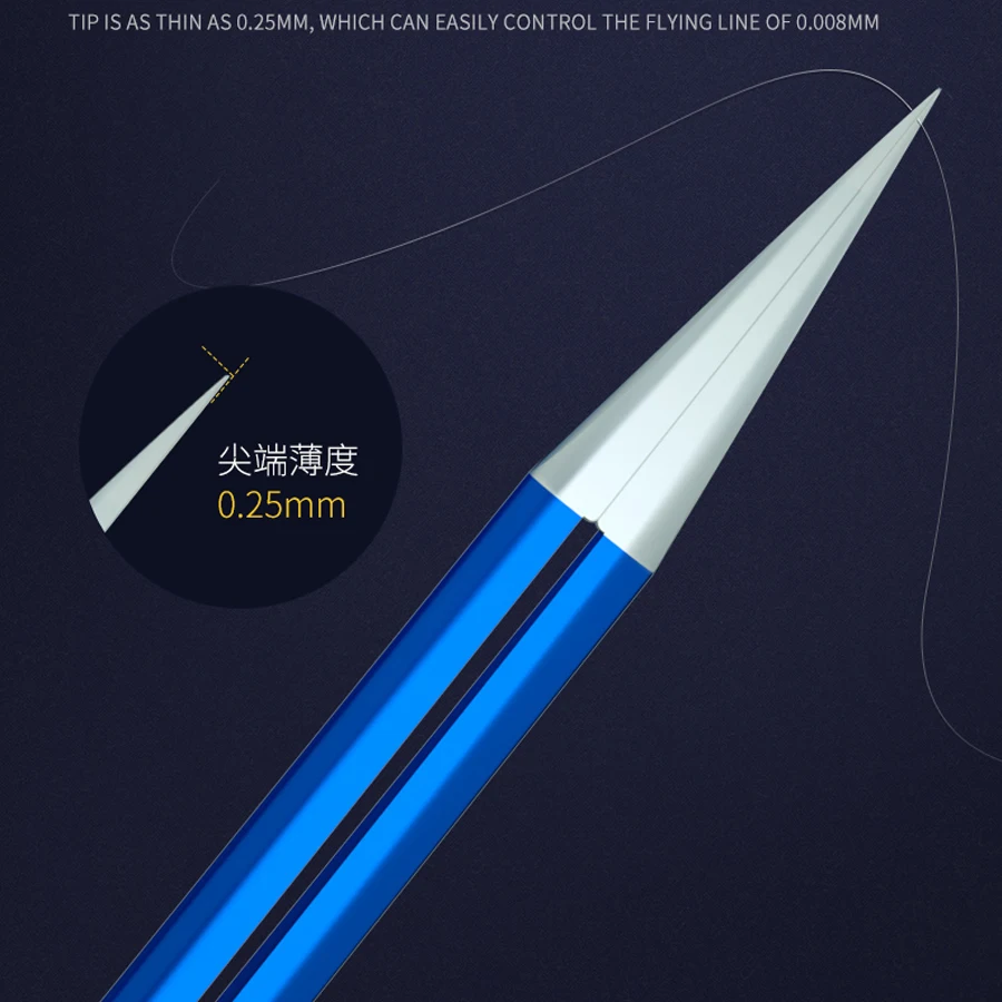 MECHANIC hollow heat-dissipating tweezers, lengthened thickened high hardness tweezers for repairing mobile phone PCB IC tweezer