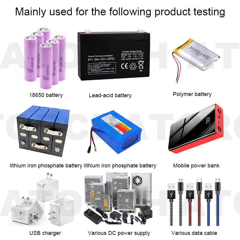 180W DC Tester APP Electronic Load Lithium Battery Capacity Monitor Discharge Charge Power Meter Supply Checker + PD/QC Trigger